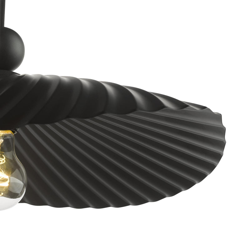 Dar Lighting Bouvier Easy Fit Pendant Matt Black • BOU6522