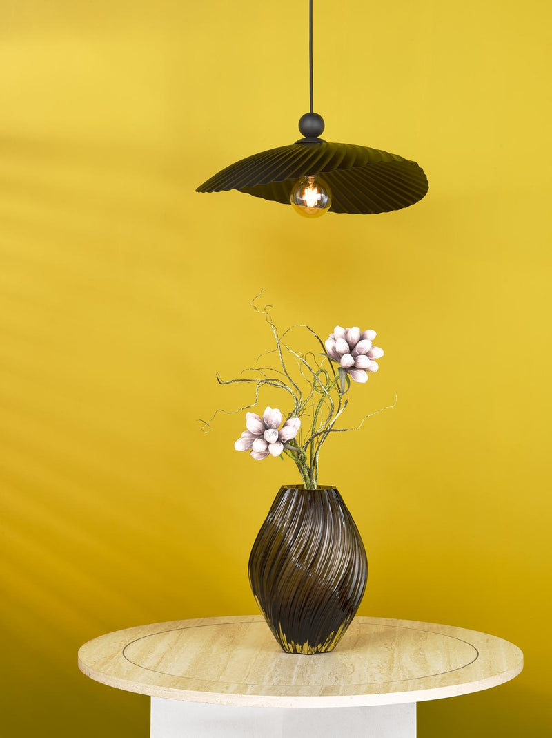 Dar Lighting Bouvier Easy Fit Pendant Matt Black • BOU6522