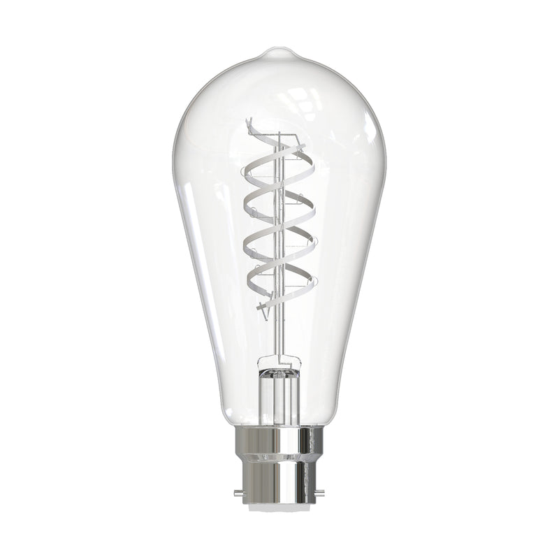 Dar Lighting BUL-B22-RUS-W1 LED B22/BC Rustic Light Bulb (Lamp) 8w 806lm 2700k (Pack Of 6)