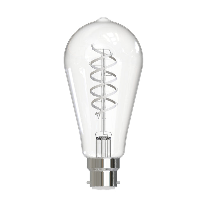 Dar Lighting BUL-B22-RUS-W1 LED B22/BC Rustic Light Bulb (Lamp) 8w 806lm 2700k (Pack Of 6)