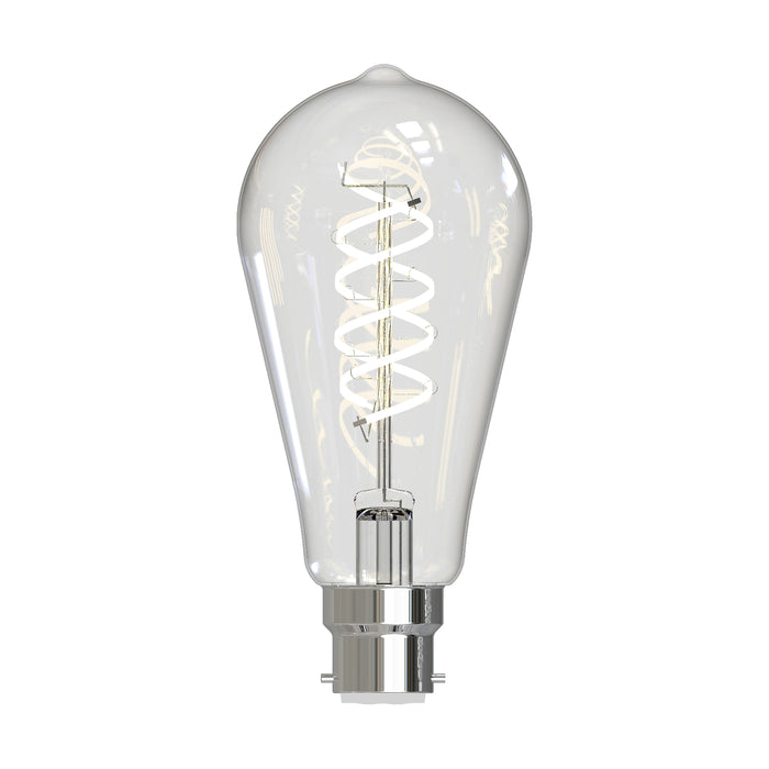 Dar Lighting BUL-B22-RUS-W1 LED B22/BC Rustic Light Bulb (Lamp) 8w 806lm 2700k (Pack Of 6)