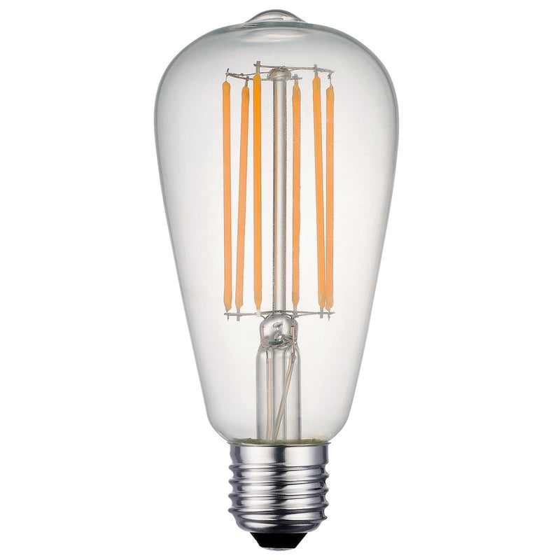 Dar Lighting BUL-E27-LED-15 Rustic LED 7w 750 Lumens Dimmable Clear (Pack Of 5)
