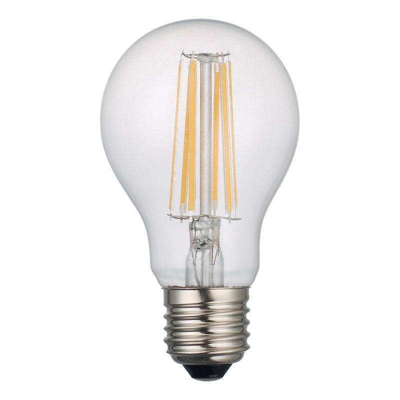 Dar Lighting BUL-E27-LED-16 GLS LED 8w 1000 Lumens Dimmable Clear (Pack Of 5)