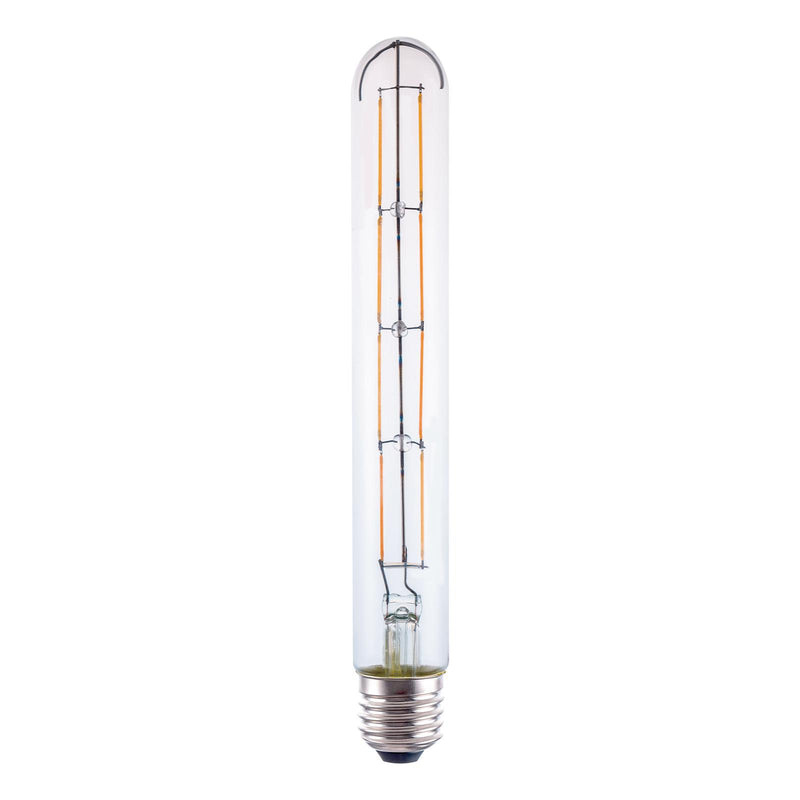 Dar Lighting BUL-E27-LED-21 Large Tube LED 6w 650 Lumens Dimmable Clear (Pack Of 5)