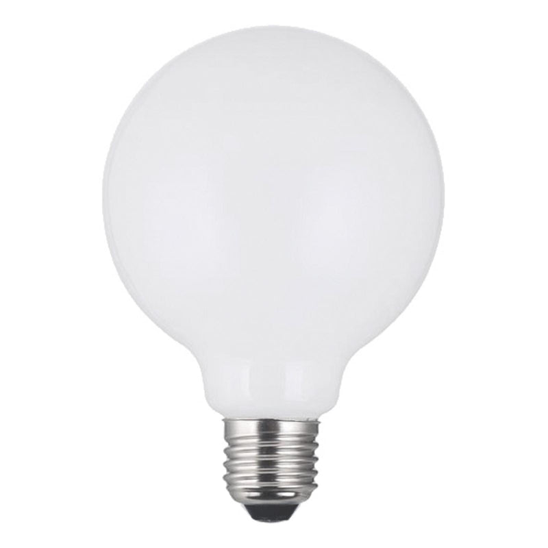 Dar Lighting BUL-E27-LED-26 Medium Globe LED 6w 750 Lumens Dimmable Opal (Pack Of 5)