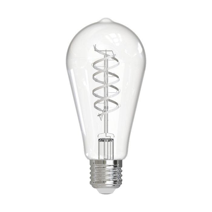 Dar Lighting BUL-E27-RUS-W1 LED ES/E27 Rustic Light Bulb (Lamp) 8w 806lm 2700k (Pack Of 6)