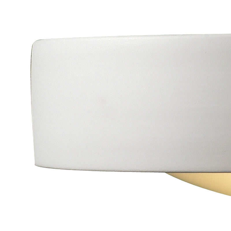 Dar Lighting Catalan Wall Washer White • CAT072