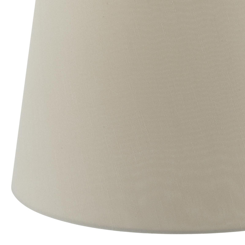 Dar Lighting Cezanne Ecru Faux Silk Tapered Drum Shade 35cm • CEZ1429