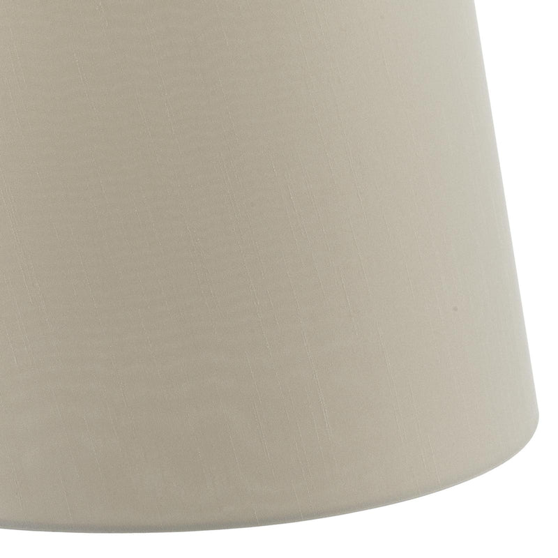 Dar Lighting Cezanne Ecru Faux Silk Tapered Drum Shade 35cm • CEZ1429