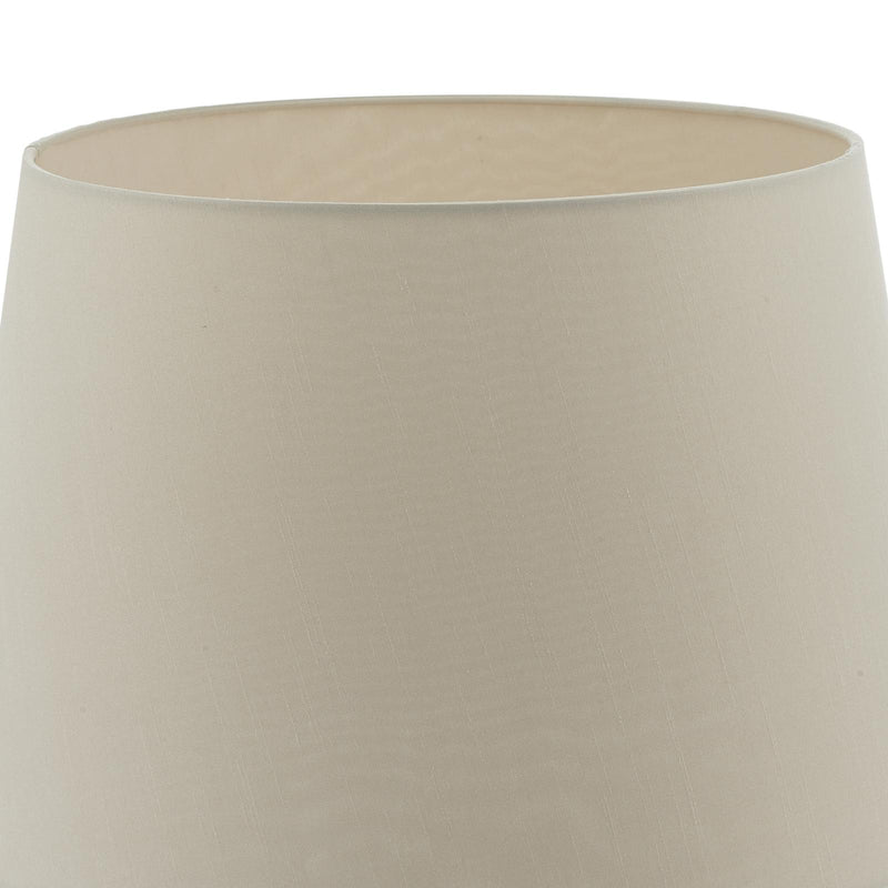 Dar Lighting Cezanne Ecru Faux Silk Tapered Drum Shade 35cm • CEZ1429