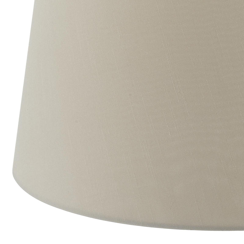 Dar Lighting Cezanne Ecru Faux Silk Tapered Drum Shade 45cm • CEZ1829