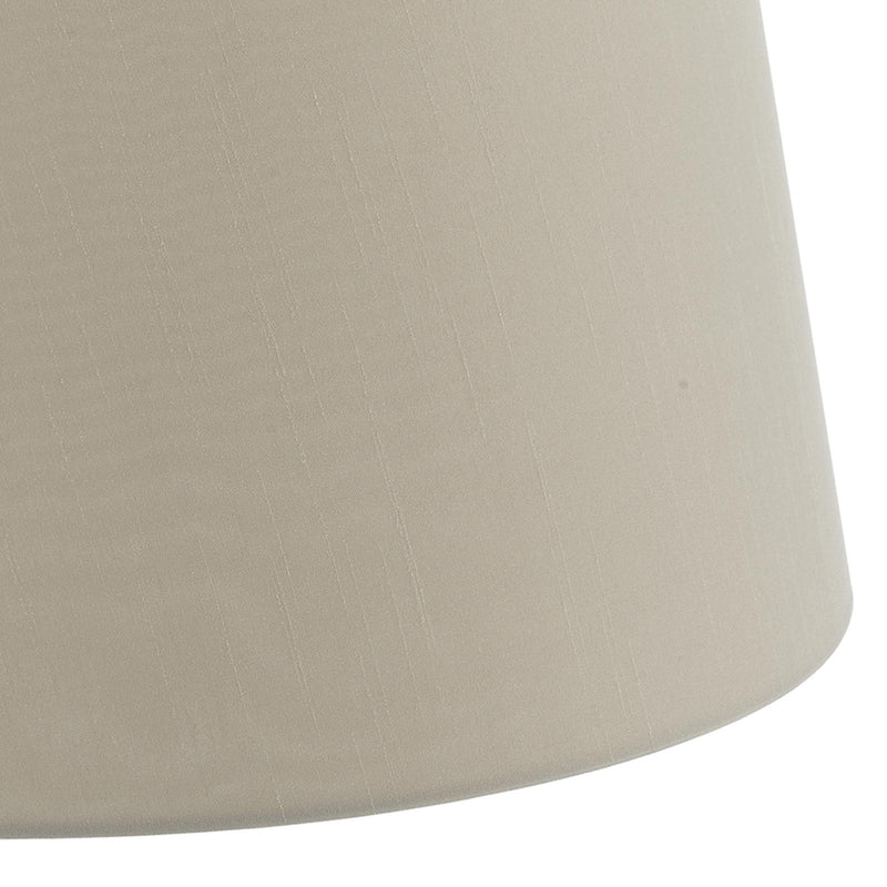 Dar Lighting Cezanne Ecru Faux Silk Tapered Drum Shade 45cm • CEZ1829