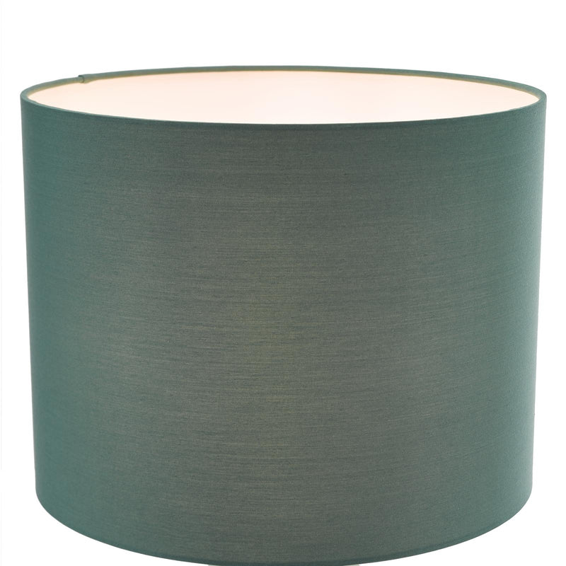 Dar Lighting Chloris Small Table Lamp Green With Shade • CHL4124