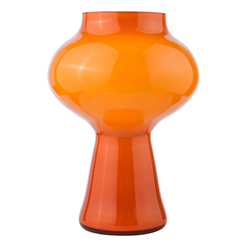 Dar Lighting Chrissy Table Lamp Orange Art Glass • CHR4211