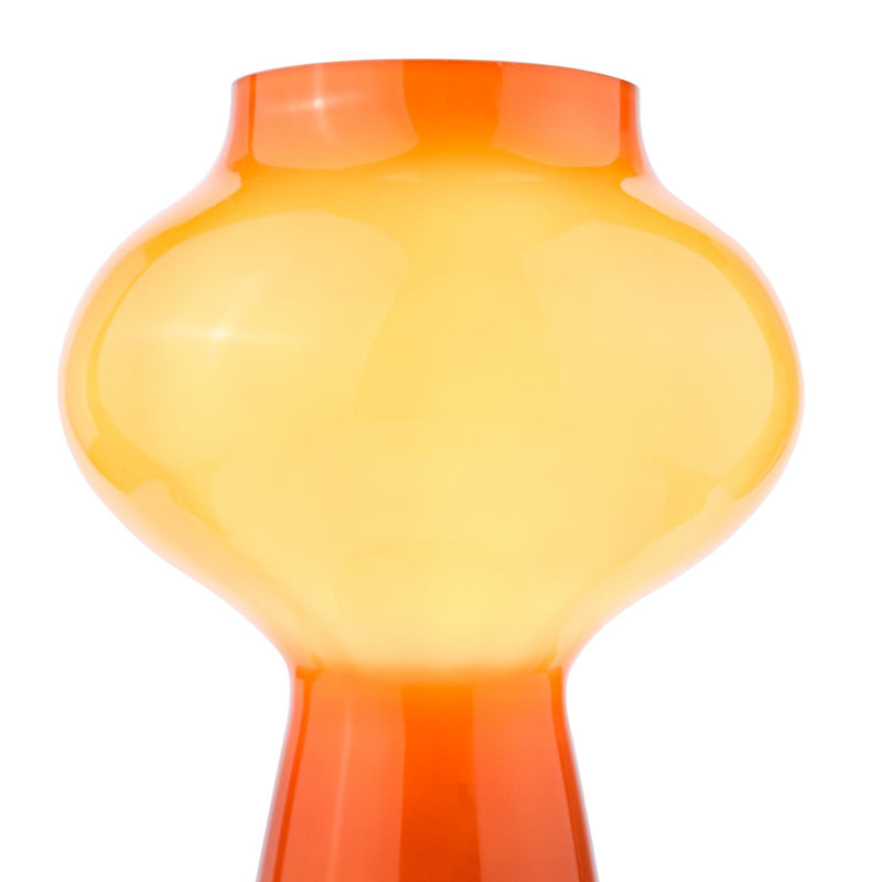 Dar Lighting Chrissy Table Lamp Orange Art Glass • CHR4211