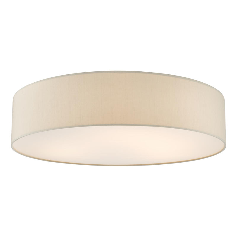 Dar Lighting Cierro 6 Light Flush Taupe 80cm • CIE4801