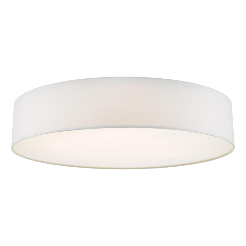 Dar Lighting Cierro 6 Light Flush Ivory 80cm • CIE4815
