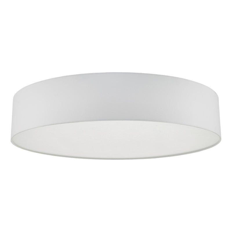 Dar Lighting Cierro 6 Light Flush Ivory 80cm • CIE4815