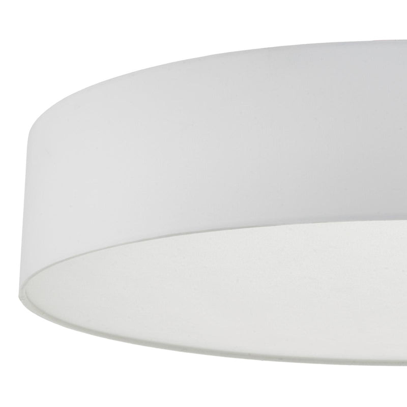 Dar Lighting Cierro 6 Light Flush Ivory 80cm • CIE4815