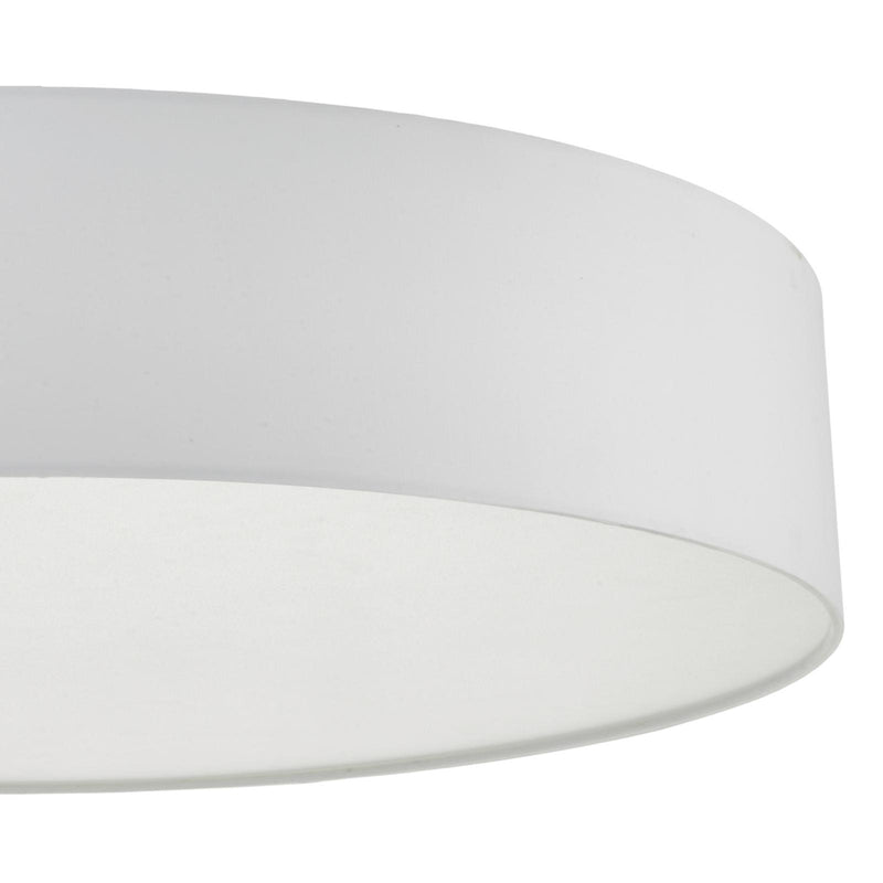 Dar Lighting Cierro 6 Light Flush Ivory 80cm • CIE4815