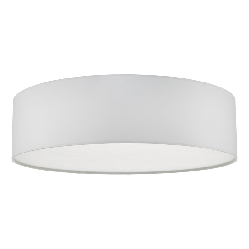 Dar Lighting Cierro 4 Light Flush Ivory 60cm • CIE5015