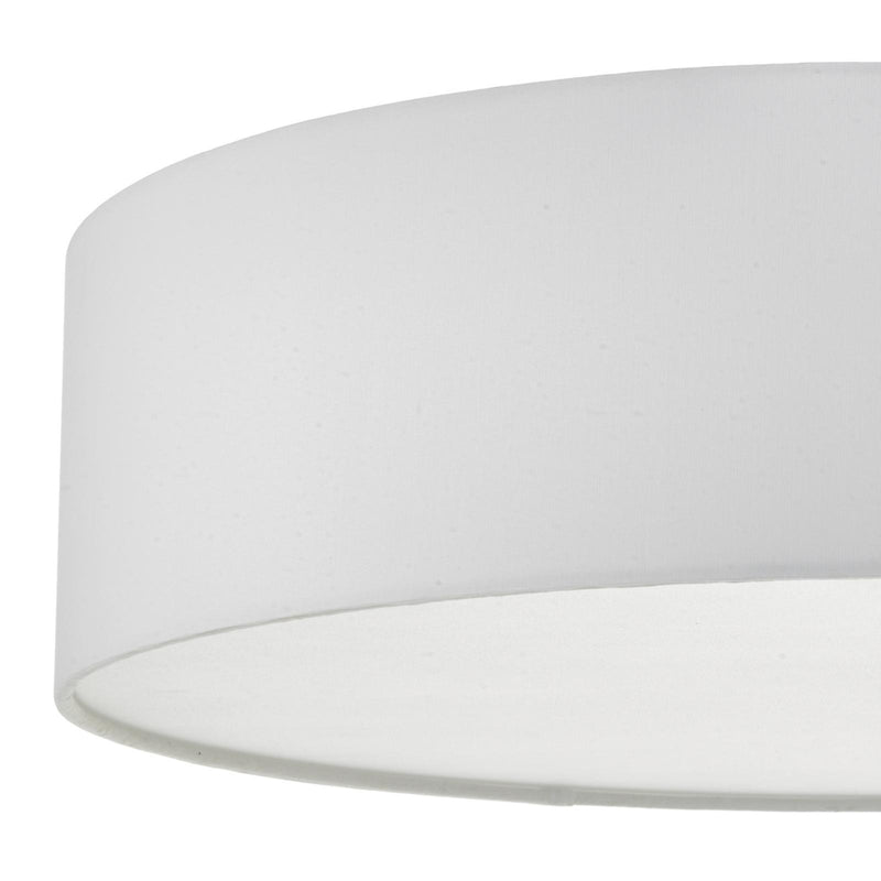 Dar Lighting Cierro 4 Light Flush Ivory 60cm • CIE5015