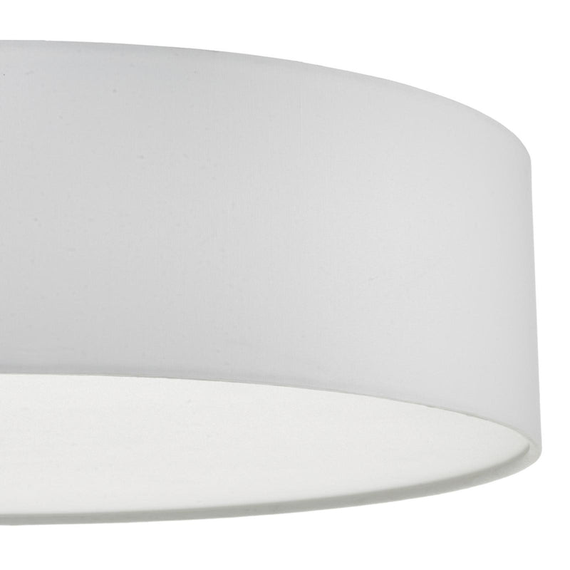 Dar Lighting Cierro 4 Light Flush Ivory 60cm • CIE5015