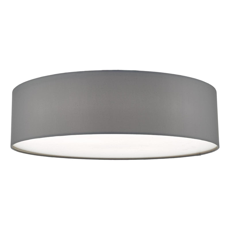 Dar Lighting Cierro 4 Light Flush Grey 60cm • CIE5039