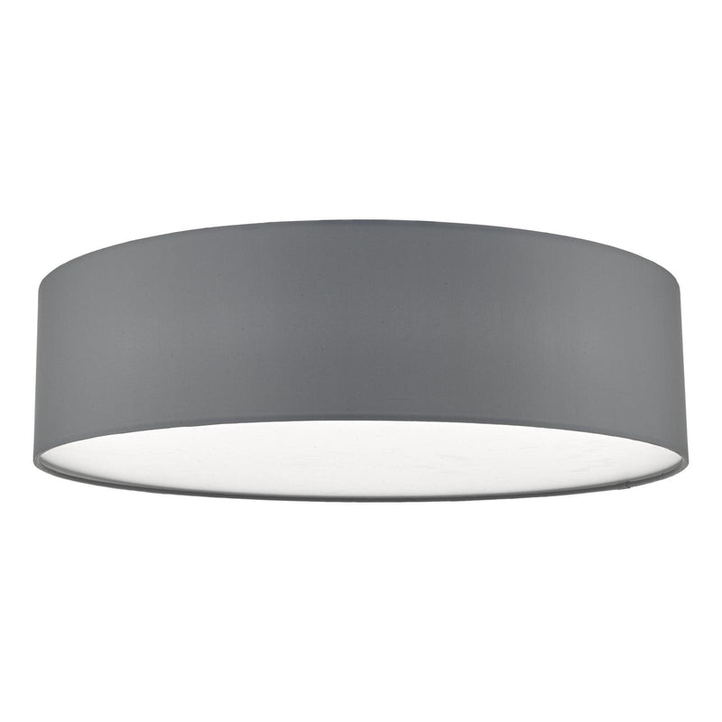 Dar Lighting Cierro 4 Light Flush Grey 60cm • CIE5039