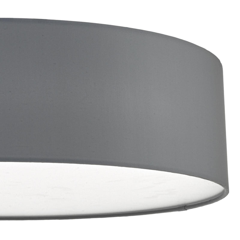 Dar Lighting Cierro 4 Light Flush Grey 60cm • CIE5039