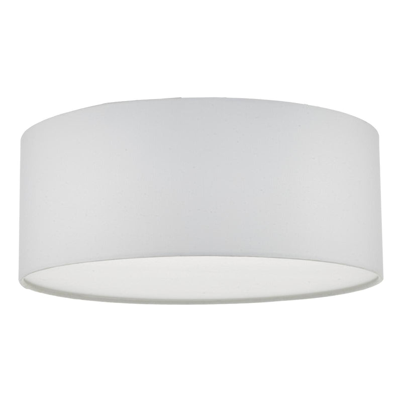 Dar Lighting Cierro 3 Light Flush Ivory 40cm • CIE5215