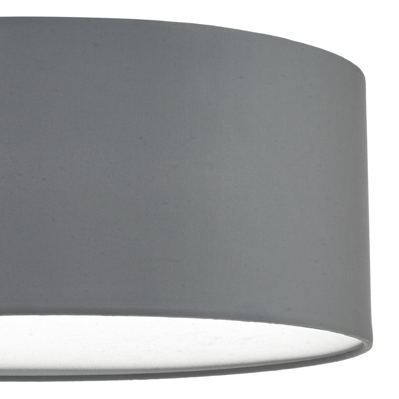 Dar Lighting Cierro 3 Light Flush Grey 40cm • CIE5239
