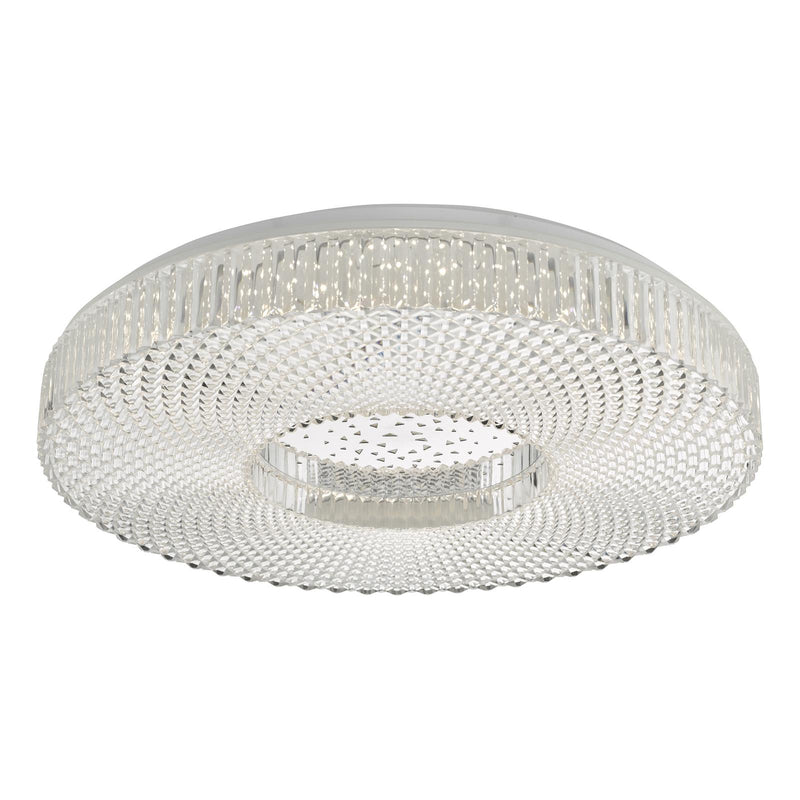 Dar Lighting Cimona Flush Acrylic Large LED • CIM4808