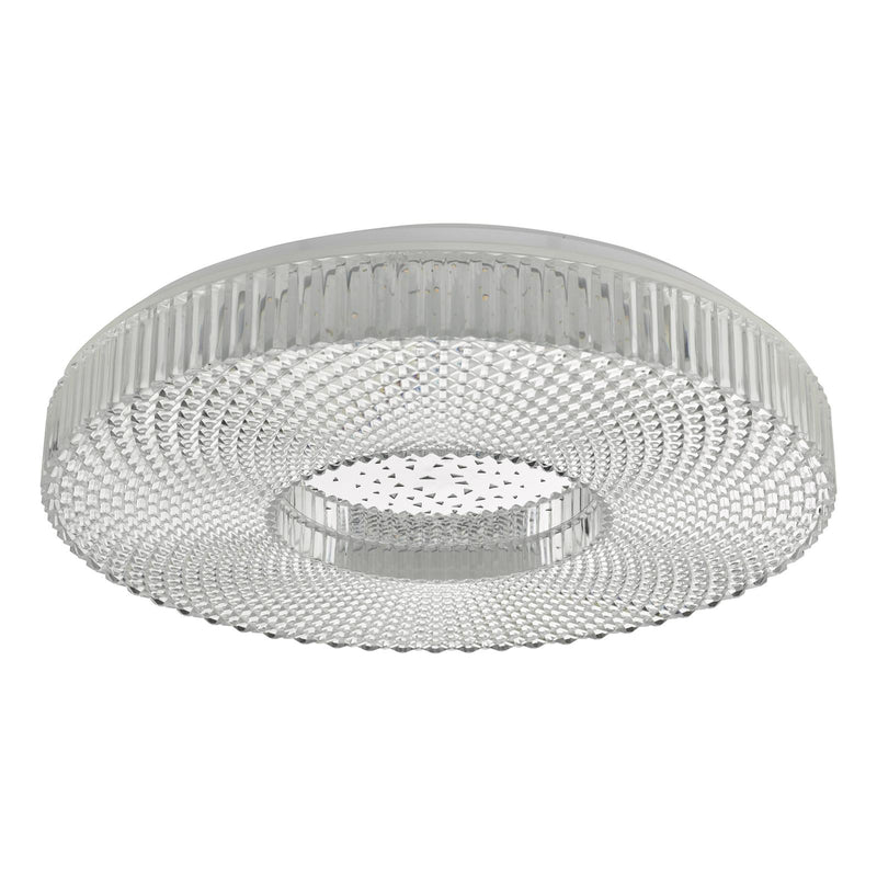Dar Lighting Cimona Flush Acrylic Large LED • CIM4808