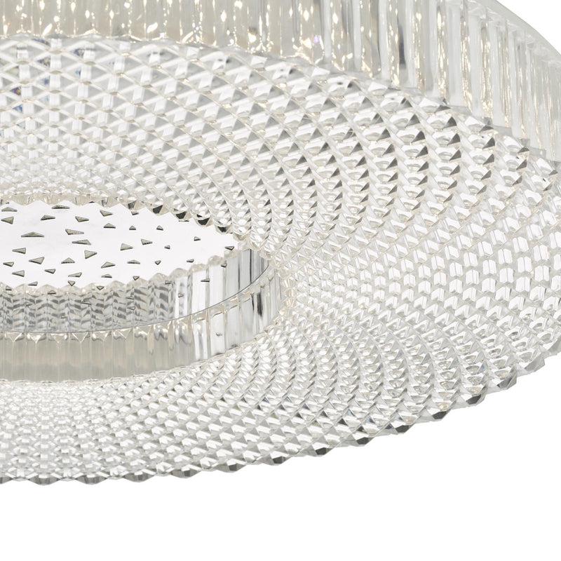 Dar Lighting Cimona Flush Acrylic Large LED • CIM4808