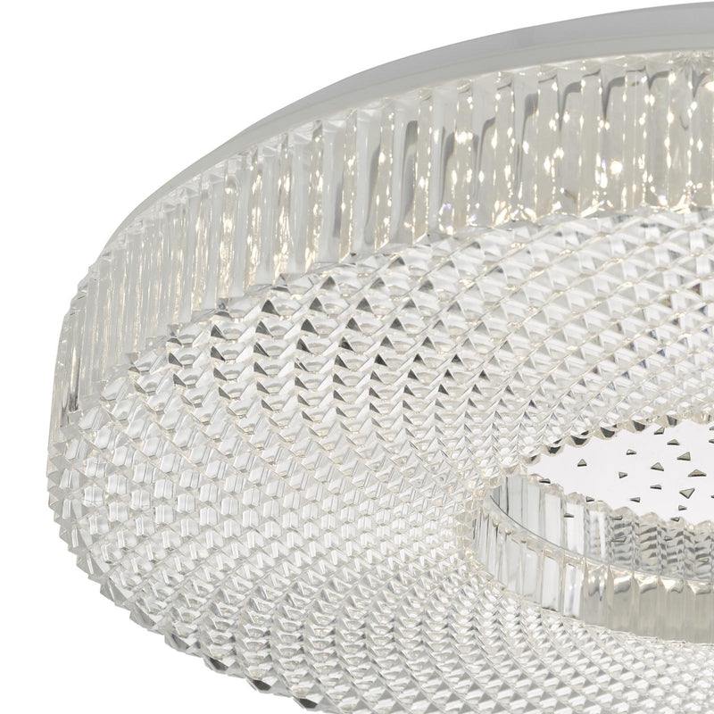 Dar Lighting Cimona Flush Acrylic Large LED • CIM4808