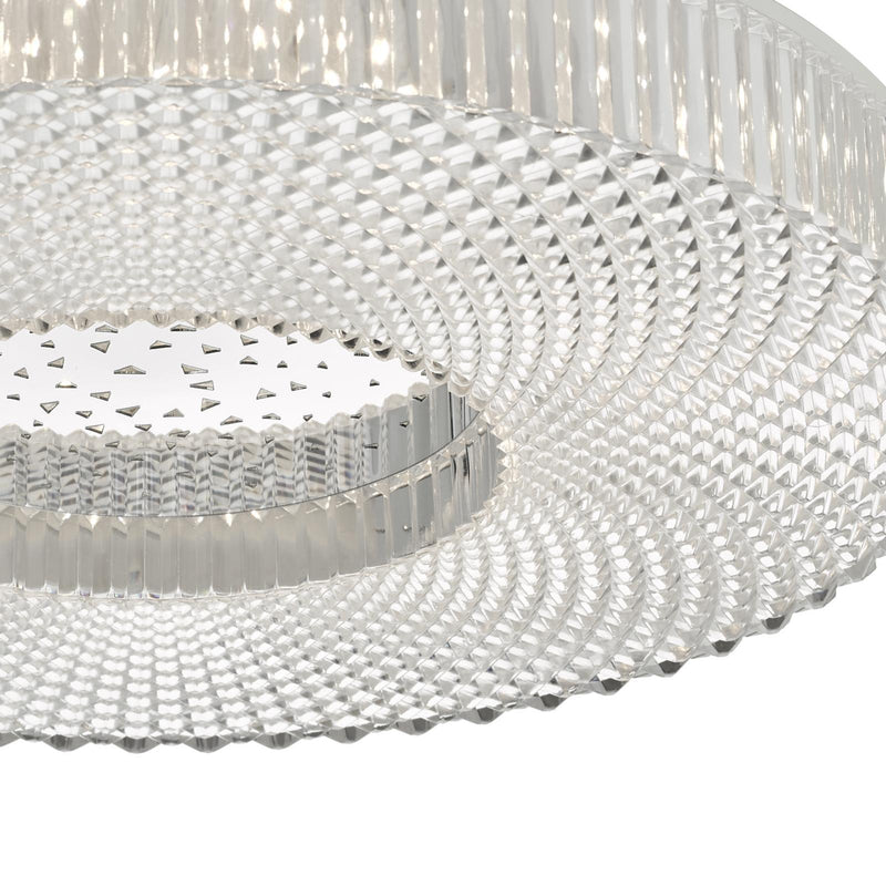 Dar Lighting Cimona Flush Acrylic Medium LED • CIM5008