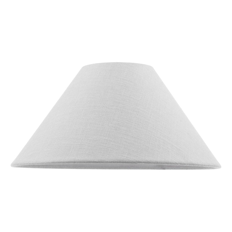 Dar Lighting Cleo Natural Linen Coolie Shade 44cm • CLE1733