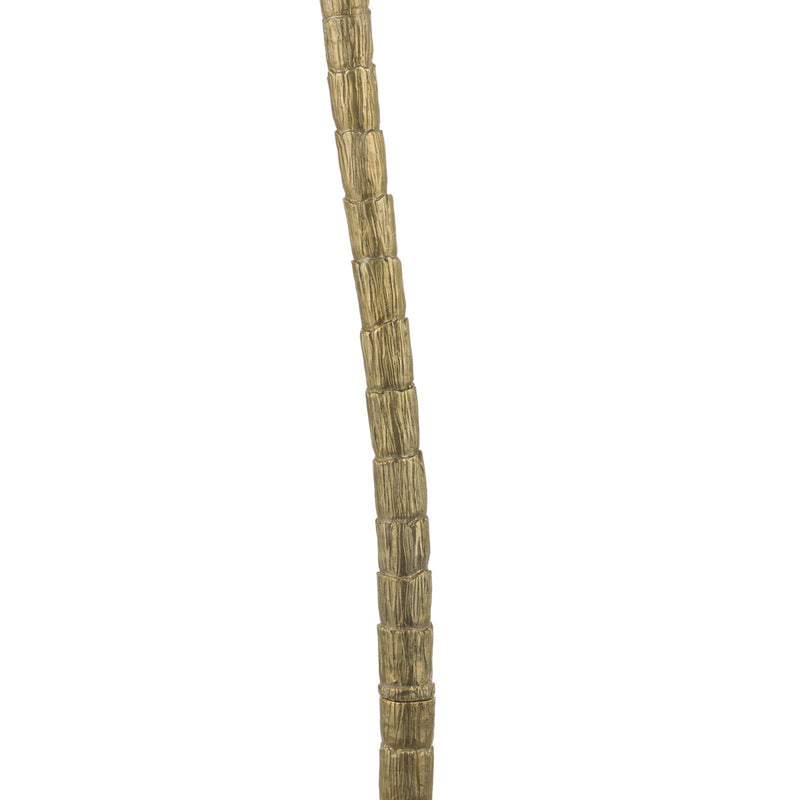 Dar Lighting Coco Floor Lamp Antique Gold With Shade • COC4935