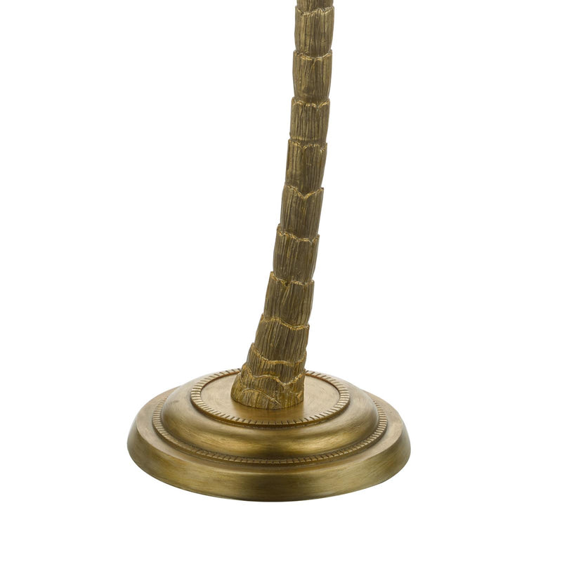 Dar Lighting Coco Floor Lamp Antique Gold With Shade • COC4935