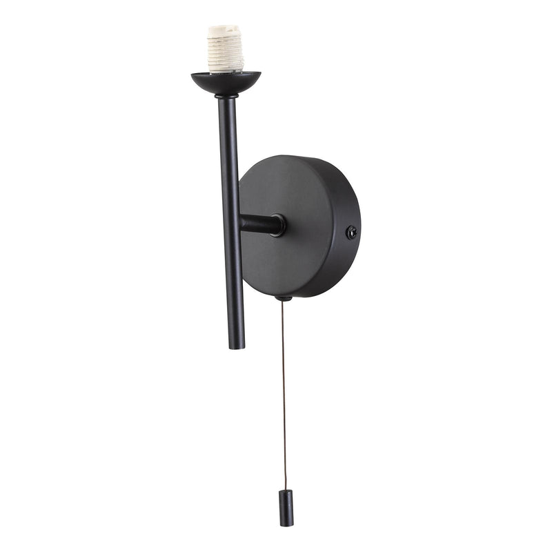 Dar Lighting Cohen 1 Light Wall Light Matt Black Frame Only • COH0722-F