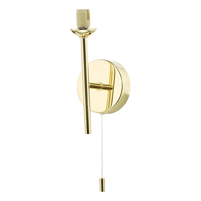 Dar Lighting Cohen Wall Light Polished Gold Bracket Only • COH0735-F