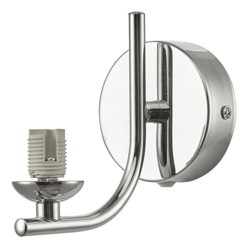 Dar Lighting Cradle 1 Light Wall Light Polished Chrome Frame Only • CRA0750-F