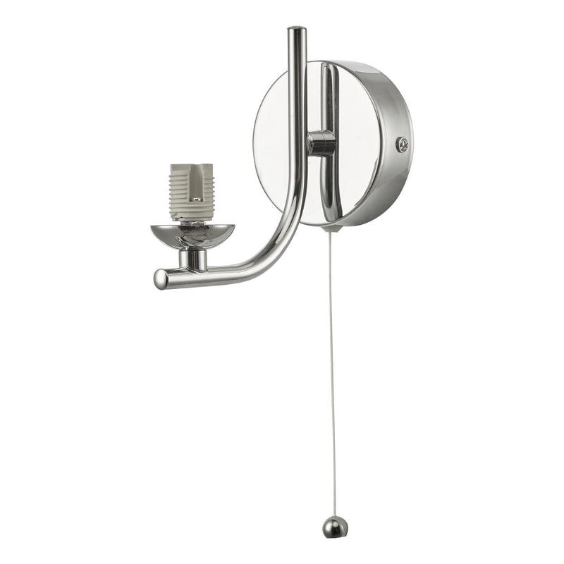 Dar Lighting Cradle 1 Light Wall Light Polished Chrome Frame Only • CRA0750-F