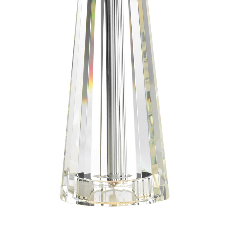 Dar Lighting Cyprus Table Lamp Crystal With Shade • CYP4208