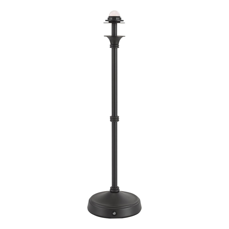 Dar Lighting Dahl Rechargeable Table Lamp Matt Black Base Only LED • DAH4222