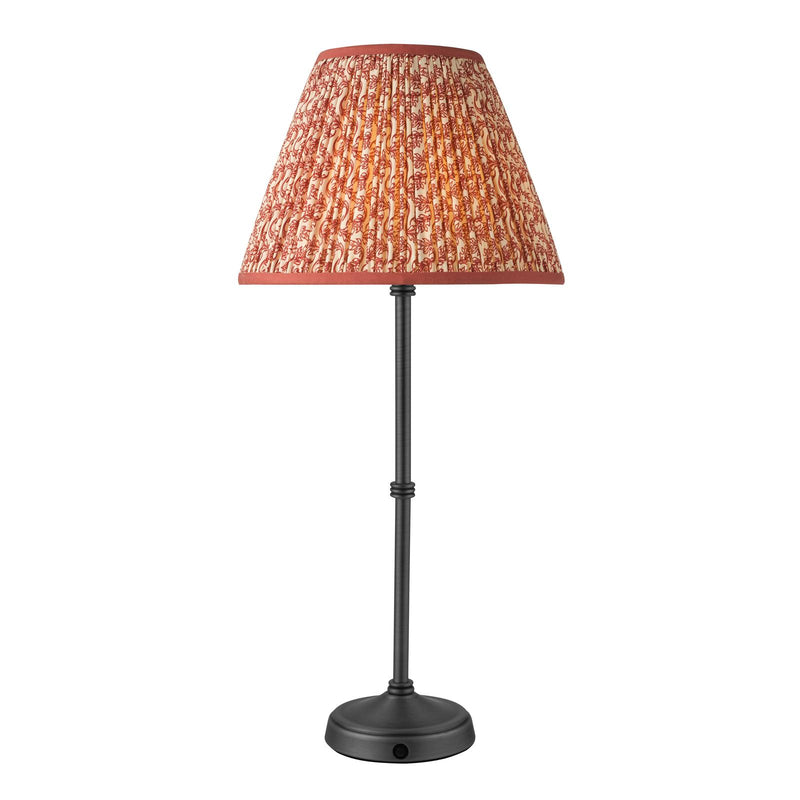 Dar Lighting Dahl Rechargeable Table Lamp Matt Black Base Only LED • DAH4222