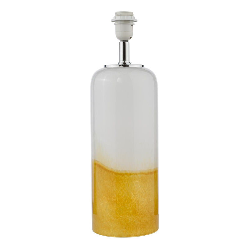 Dar Lighting Deandra Table Lamp Yellow and White Art Glass Base Only • DEA4226