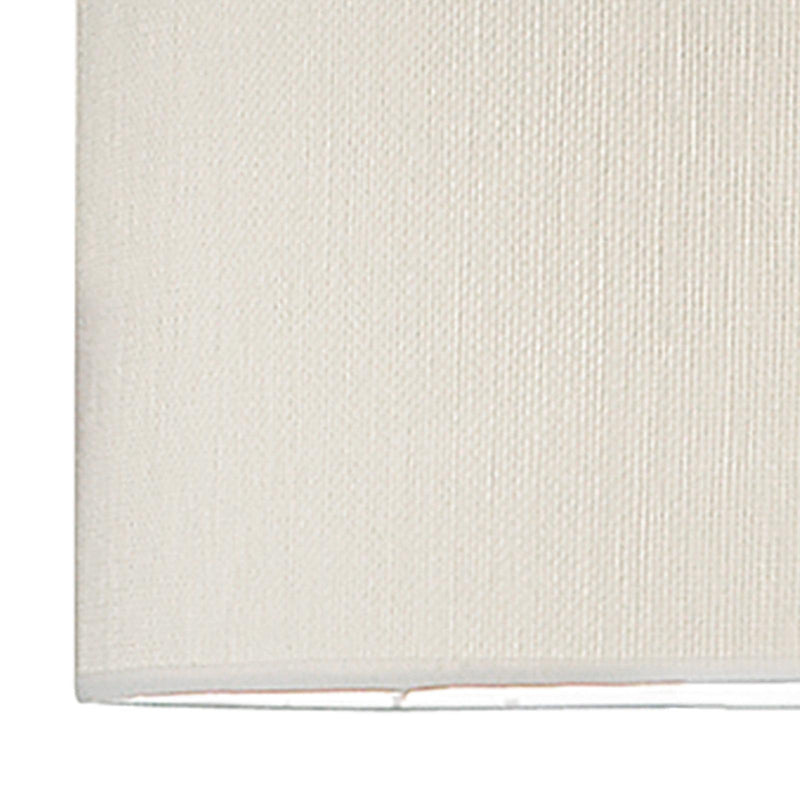 Dar Lighting Delta Ivory Cotton Drum Shade 38cm • DEL1533