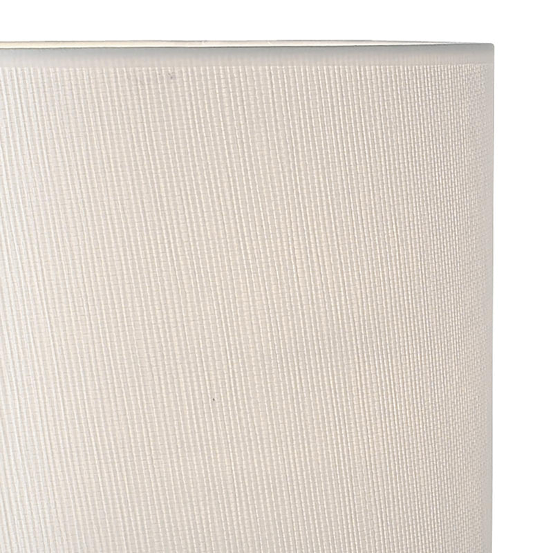 Dar Lighting Delta Table Lamp Polished Chrome With Shade • DEL4250